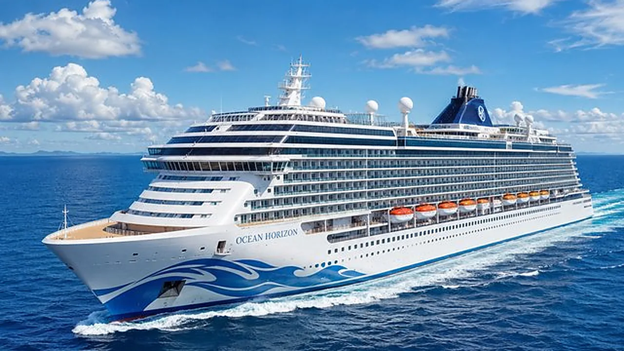 A cruise ship at sea — In Symphony productions are re-orchestrated to sail